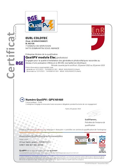 COLDTEC, Chauffagiste - Frigoriste à Xivray-et-Marvoisin