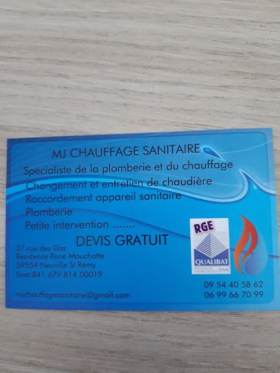 Eirl moret mj chauffage sanitaire, Chauffagiste - Frigoriste à Neuville-Saint-Rémy