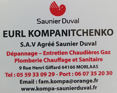 Kompanitchenko Chauffagiste - Frigoriste à Morlaàs