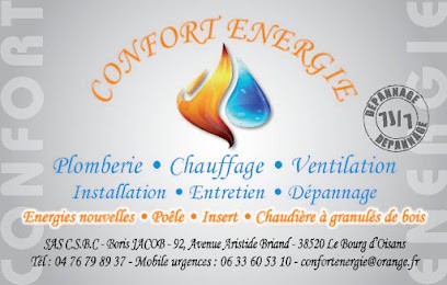 CSBC CONFORT ENERGIE, Chauffagiste - Frigoriste au Bourg-d'Oisans