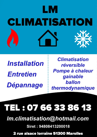 Lm Climatisation, Chauffagiste - Frigoriste à Marolles