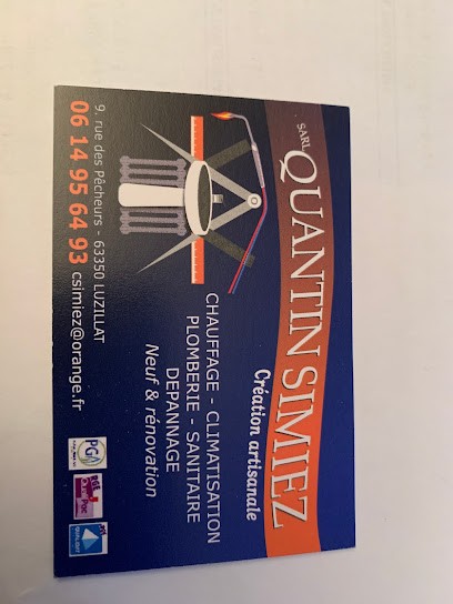 SARL Quantin Simiez, Chauffagiste - Frigoriste à Luzillat