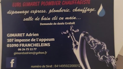 Gimaret, Chauffagiste - Frigoriste à Francheleins