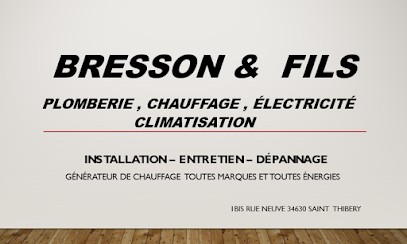 SARL Bresson & Fils, Chauffagiste - Frigoriste à Saint-Thibéry
